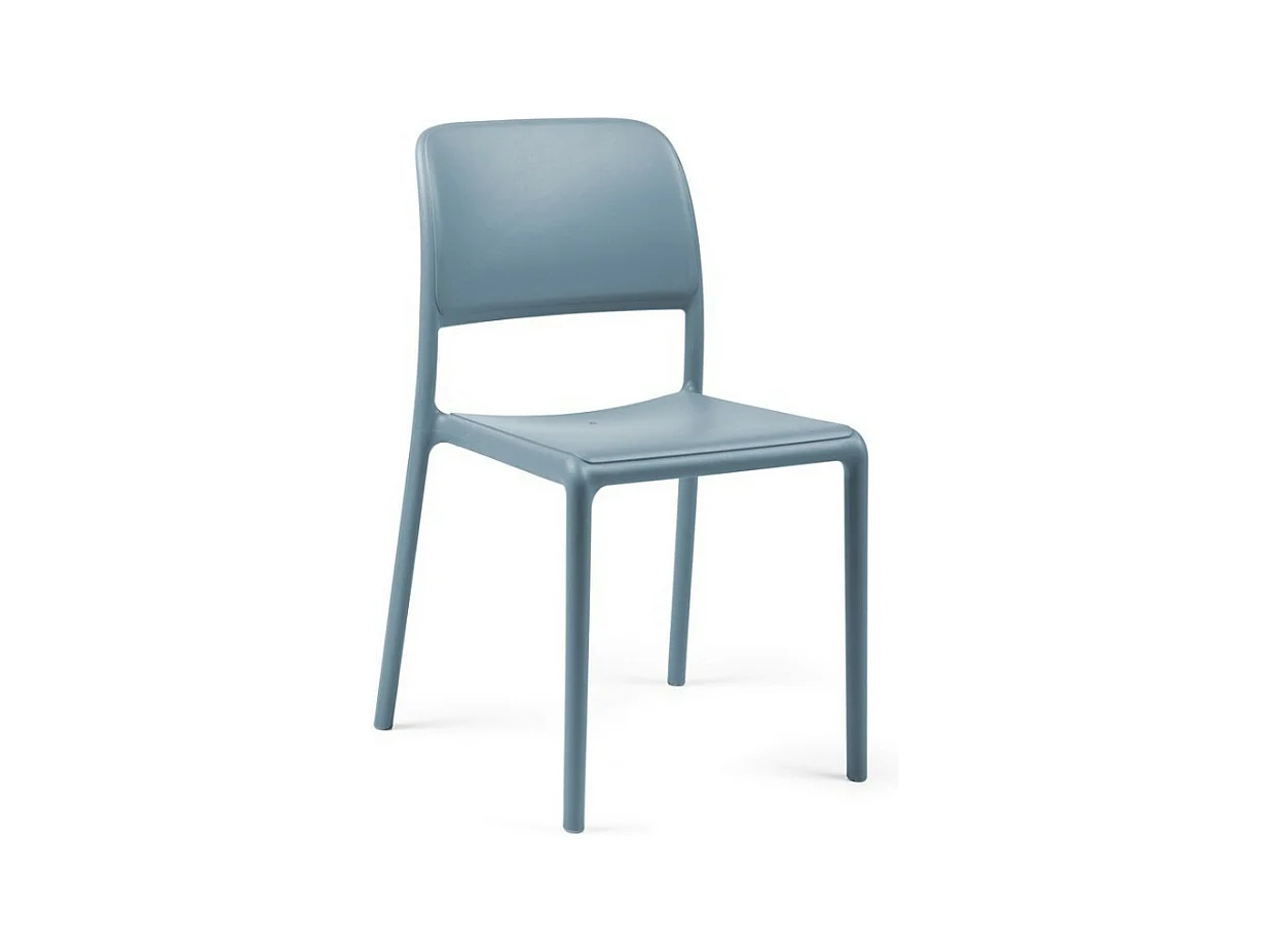 Chaise empilable design Lyvia - Lot de 4-Couleur Rouge