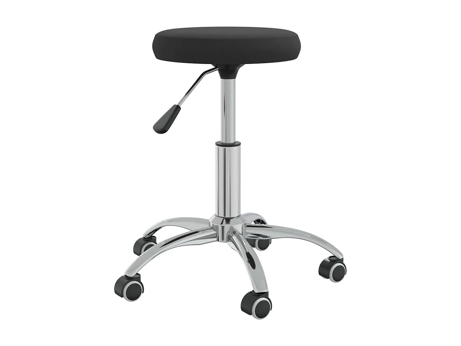 Chaise de salle à manger Noir Velours 6