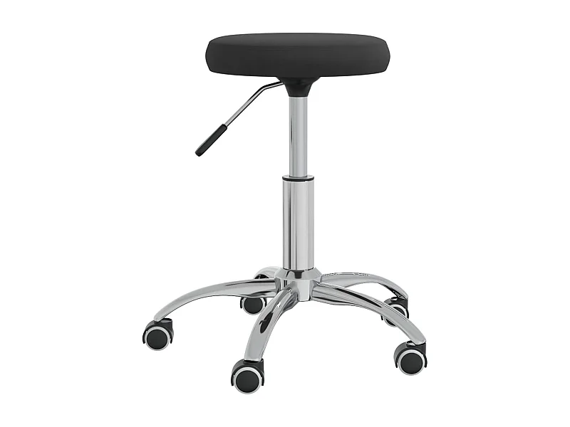 Chaise de salle à manger Noir Velours 6