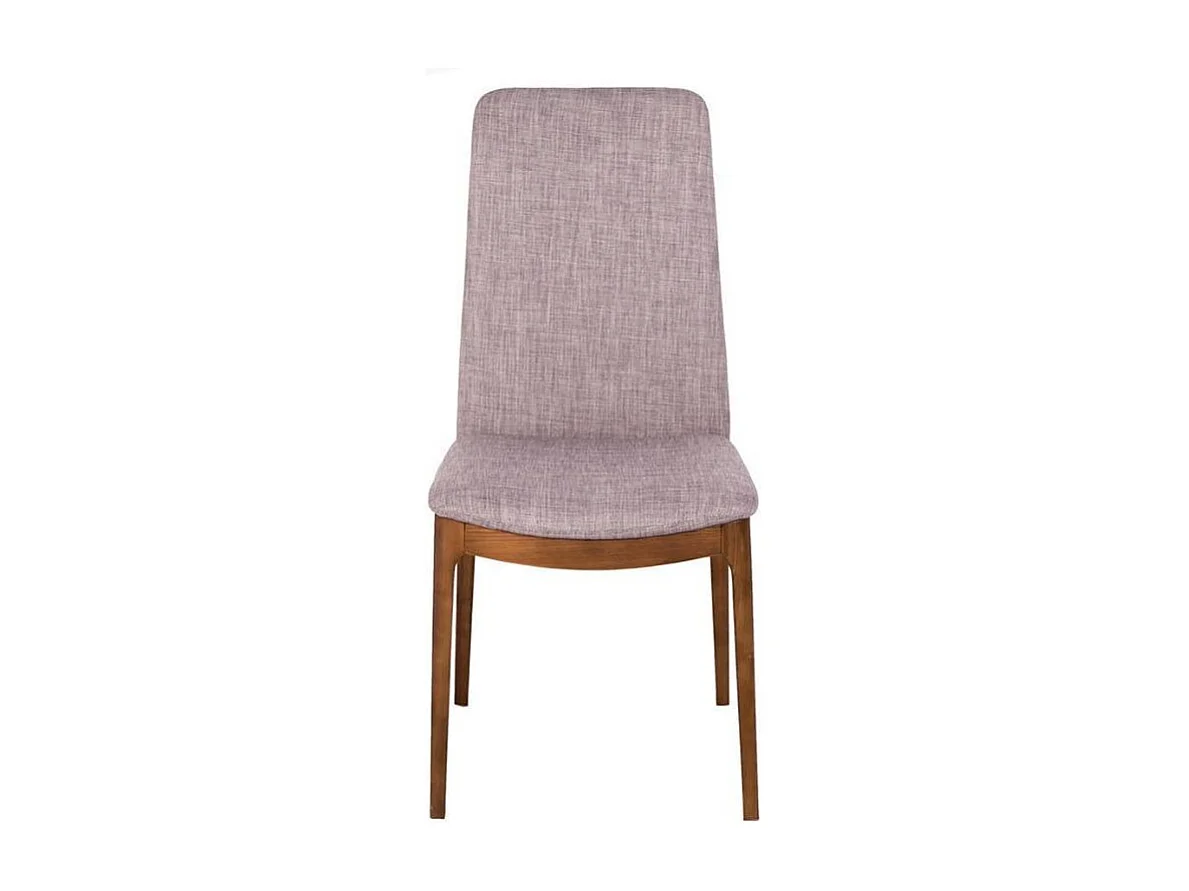 Chaise en tissu et bois de frêne couleur noyer Lazy - Lot de 2-Couleur MIRAGE 11