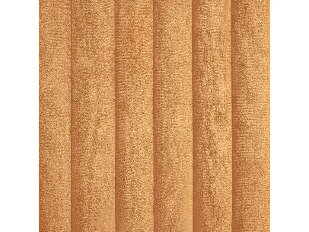 Chaises de salle à manger 6 pcs Ocre Velours