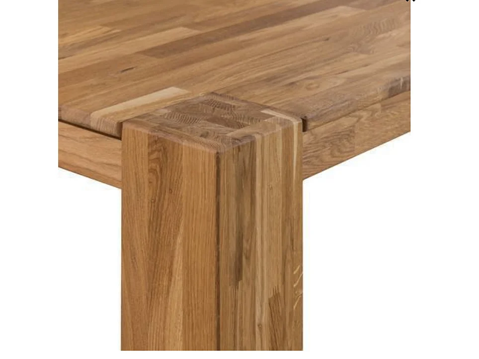 Table à manger en bois de chêne massif Proventa 200cm