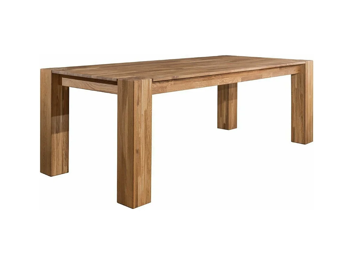 Table à manger en bois de chêne massif Proventa 200cm