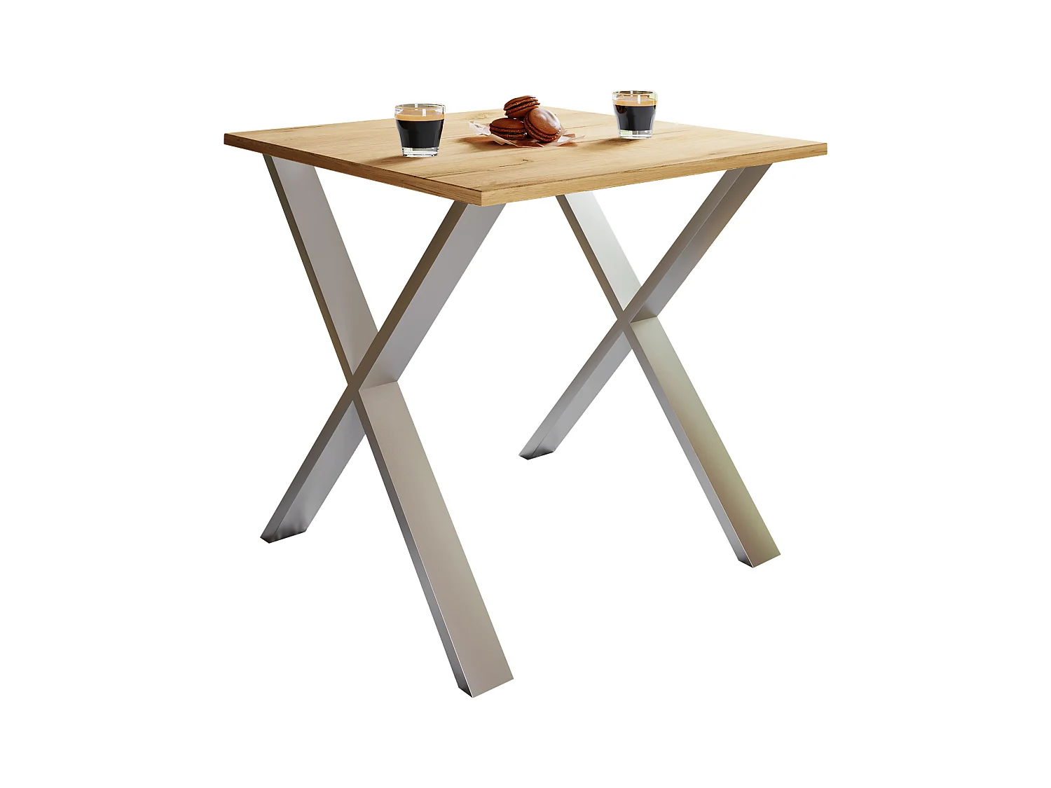 Premium Holz Esstisch Küchentisch Xona X 80x50