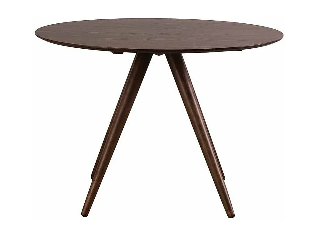 Tavolo da pranzo rotondo design noce D106 WALFORD