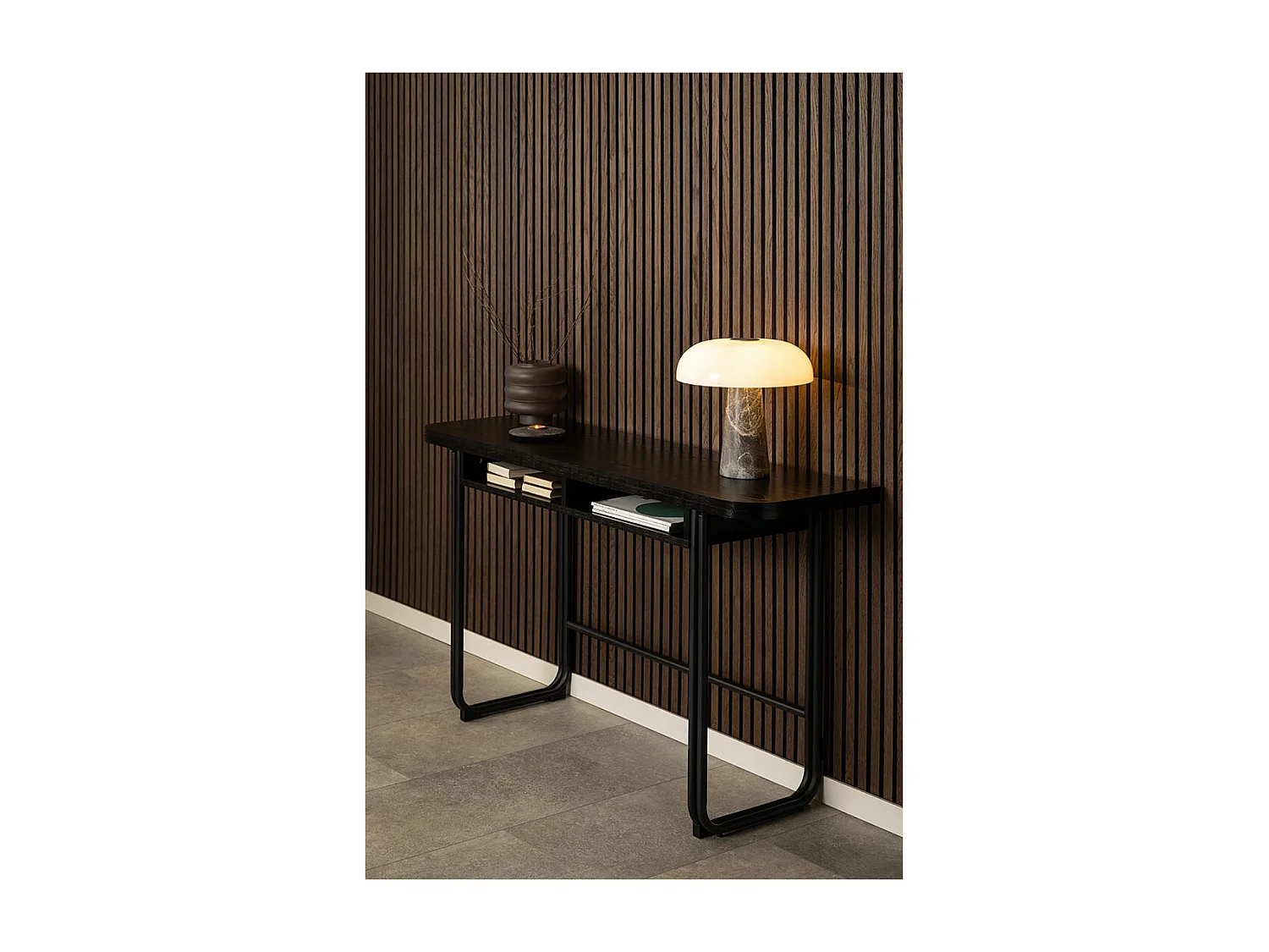 Dale eetkamertafel 140x40, 80cm verlengbaar zwart.