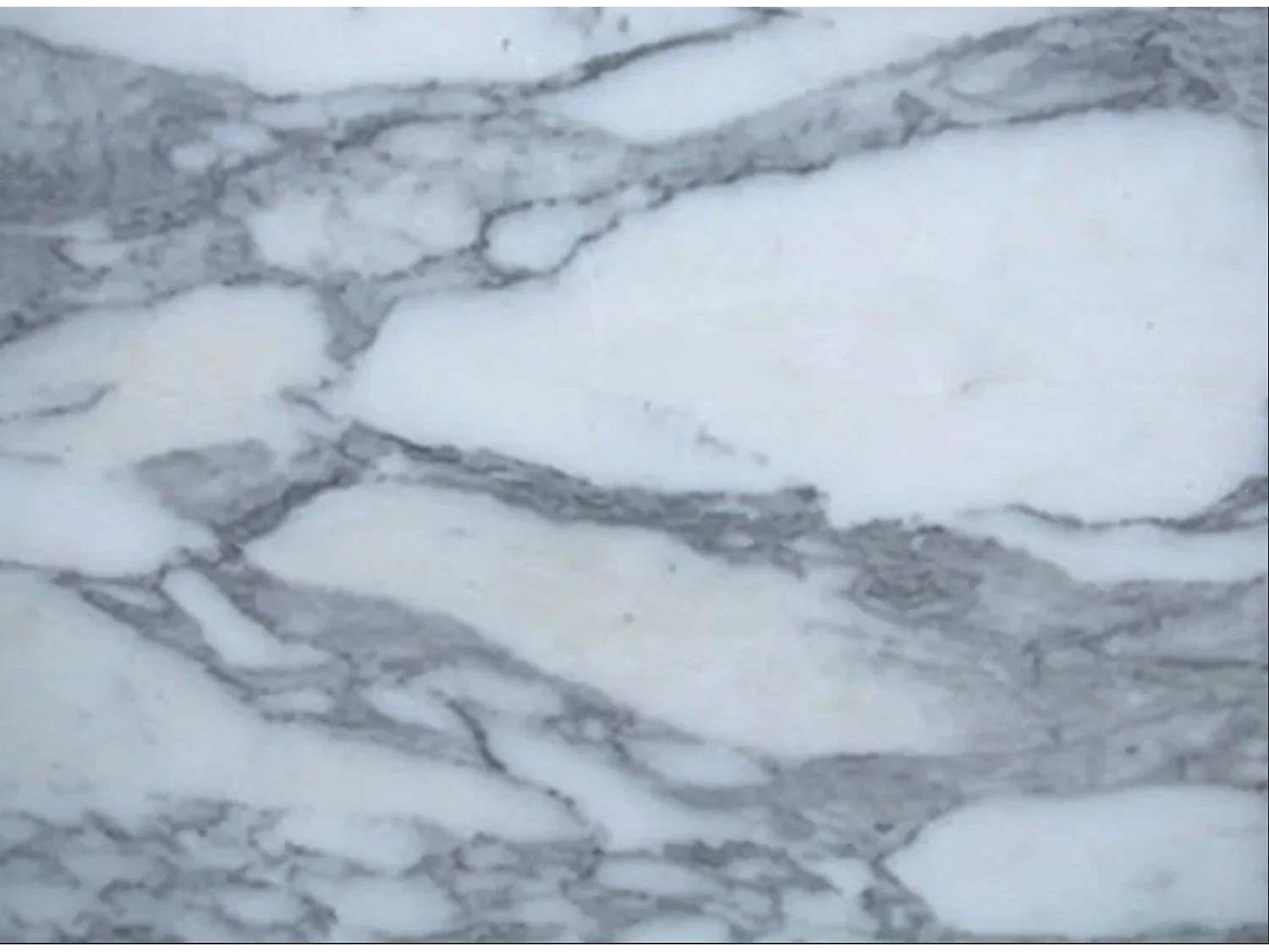 Table tulipe ronde en marbre-Plateau Marbre blanc Carrara-Diamètre 130 cm-Piètement Blanc mat