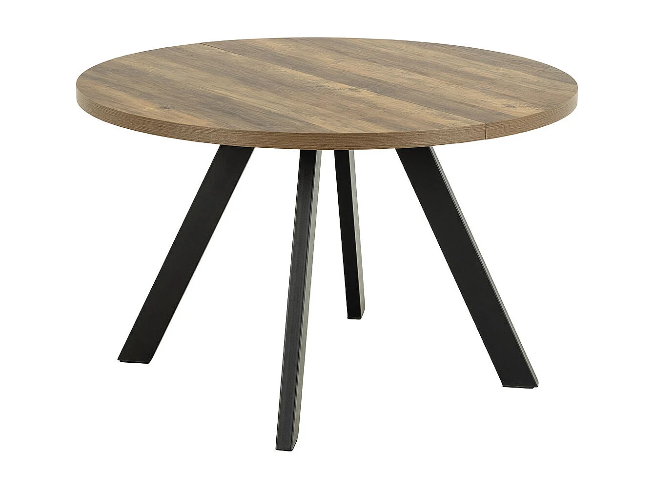Zalida table de salle à manger Ø120cm, 210cm extensible naturel.