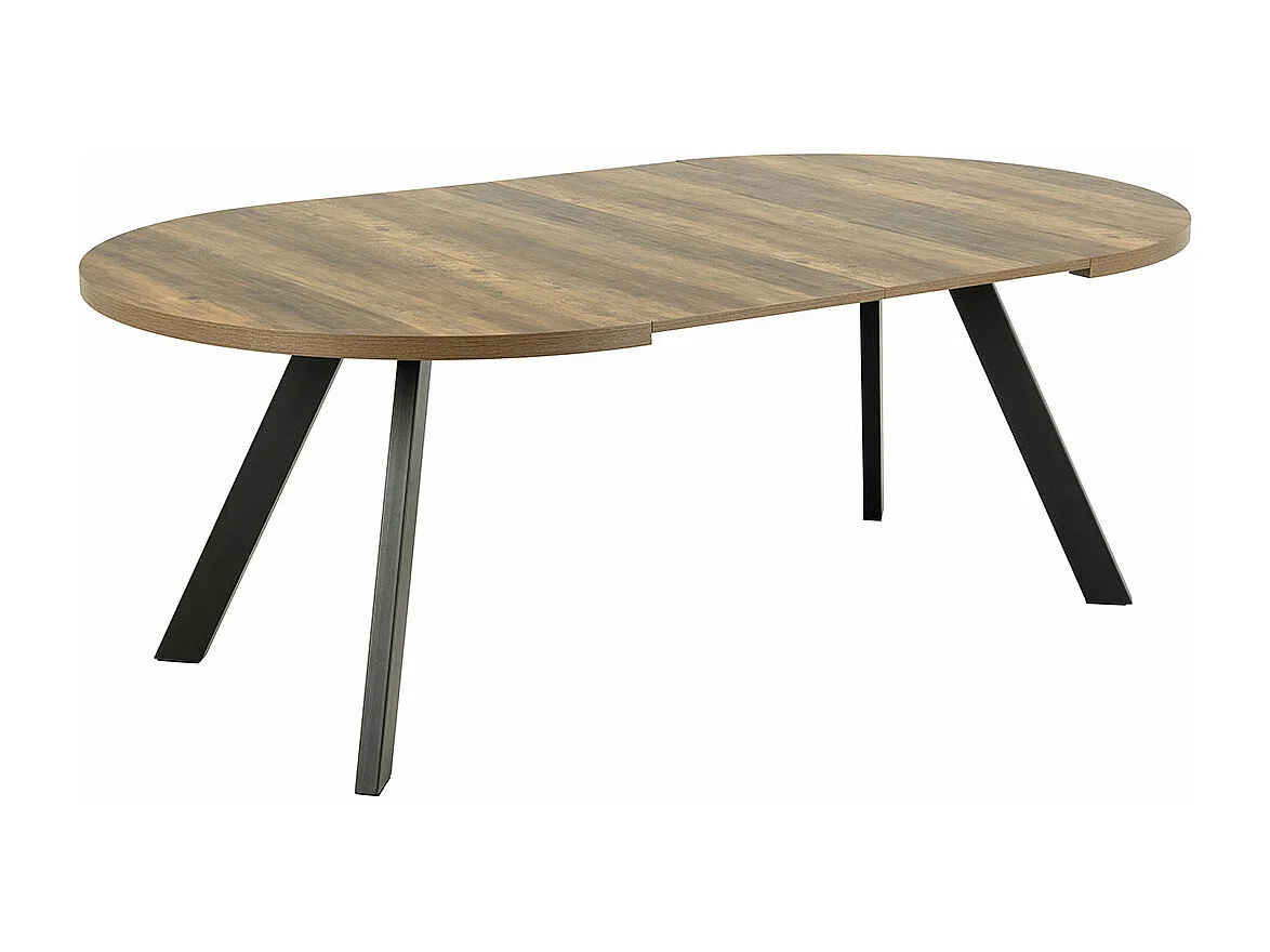 Zalida table de salle à manger Ø120cm, 210cm extensible naturel.