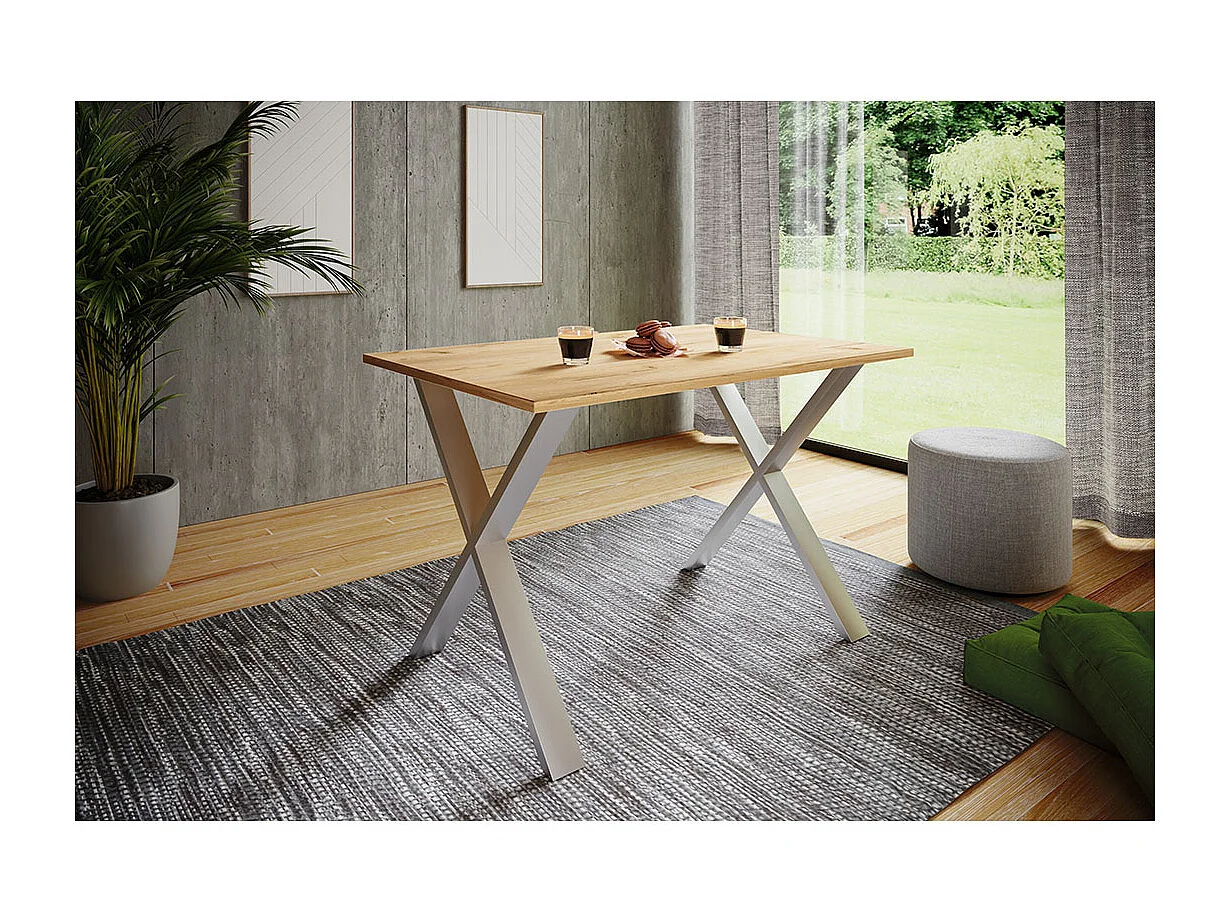 Tavolo da pranzo in legno Tavolo da cucina Xona X 140x80