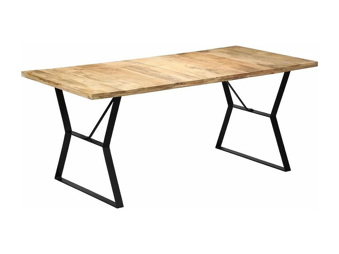 Table à manger bois de manguier naturel Urla 140cm