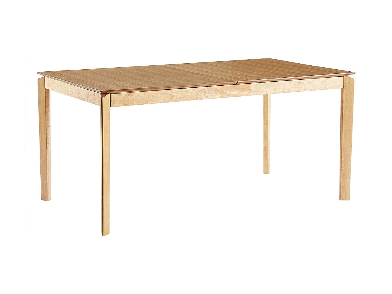 Mesa extensible rectangular de fresno 160-210 cm BONAVISTA