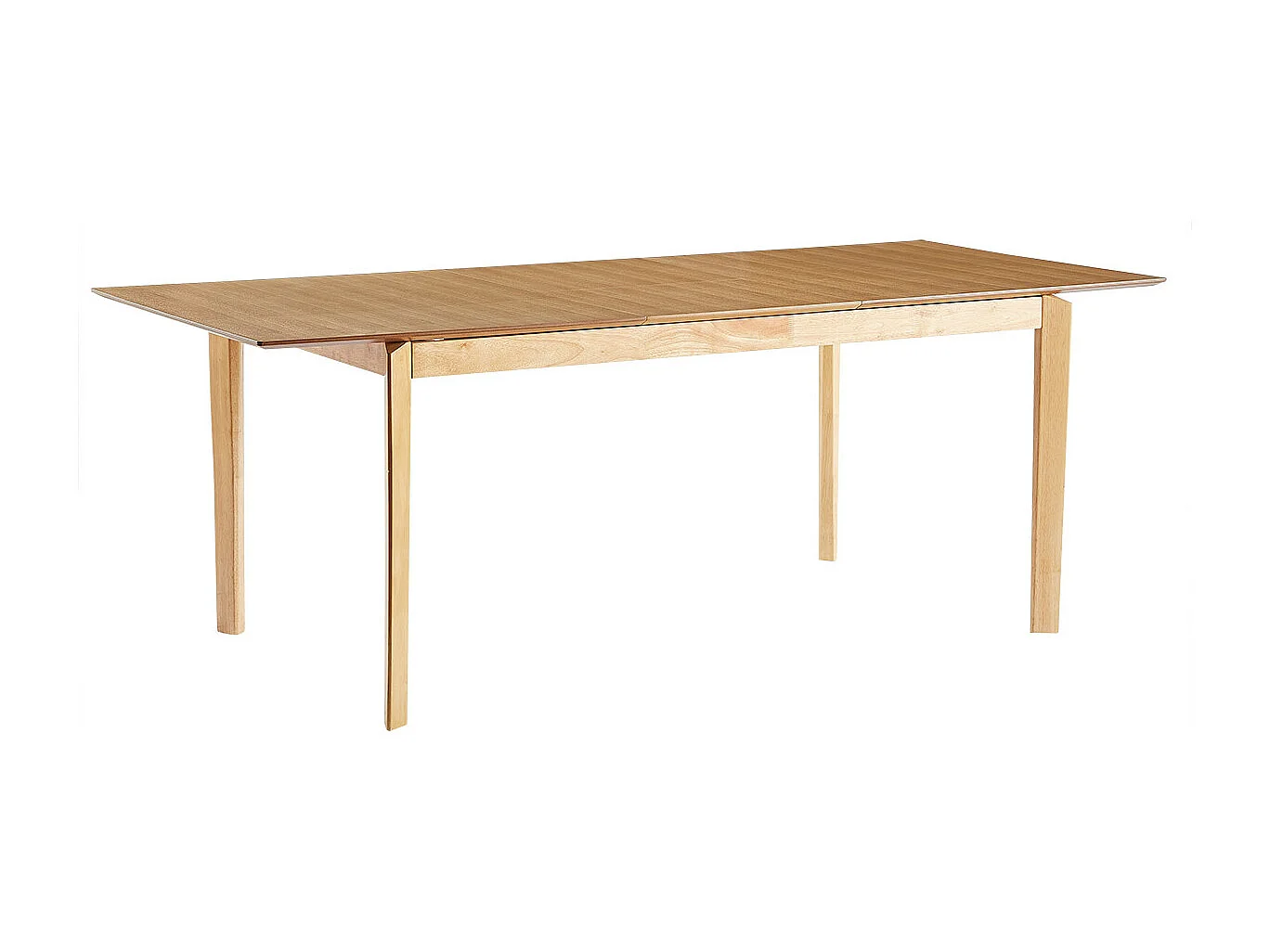 Mesa extensible rectangular de fresno 160-210 cm BONAVISTA