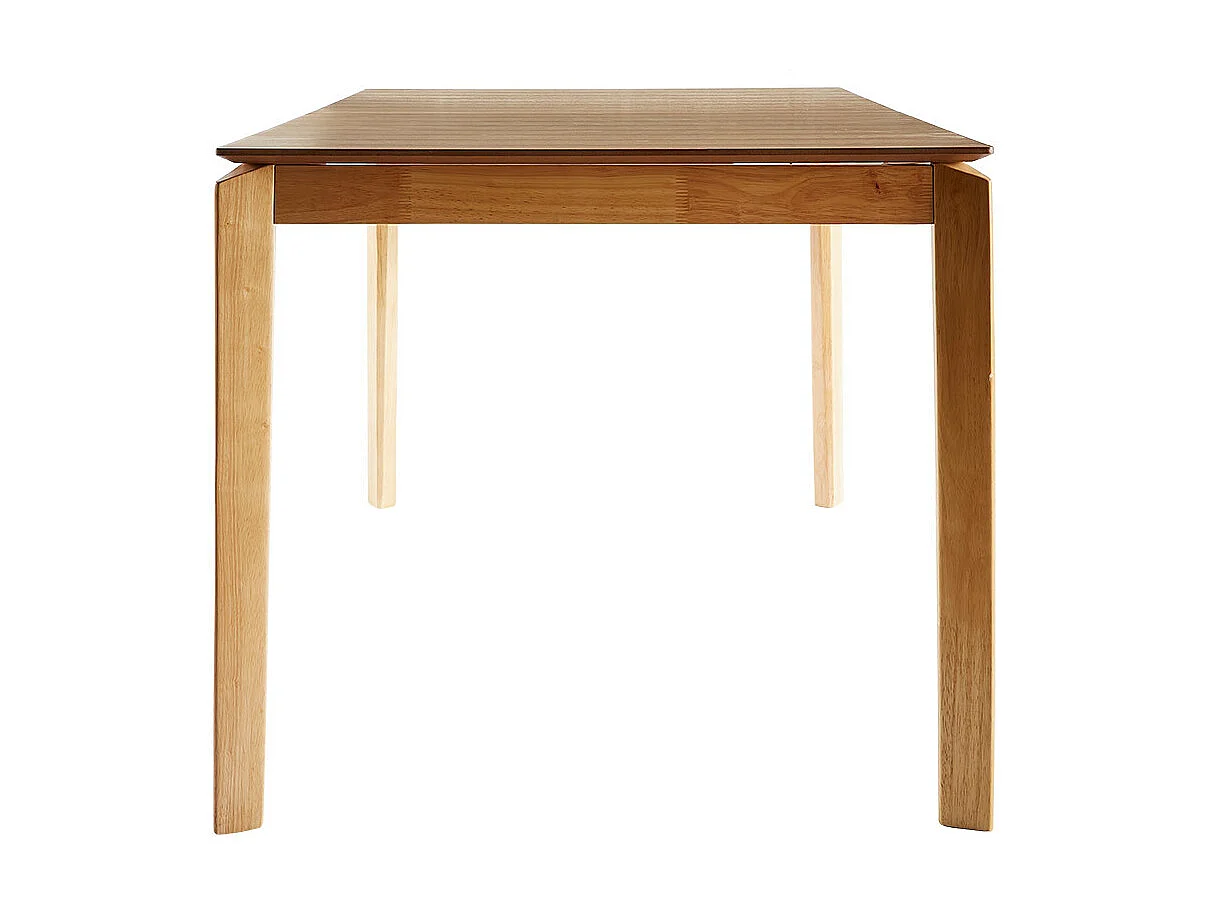 Mesa extensible rectangular de fresno 160-210 cm BONAVISTA