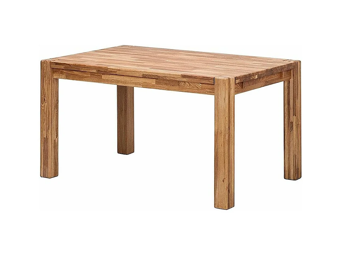 Table extensible en bois de chêne massif Ritza 140 à 190cm