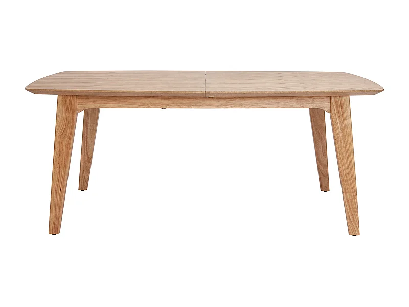 Mesa extensible nórdica de contrachapado de roble 180-230 cm FIFTIES