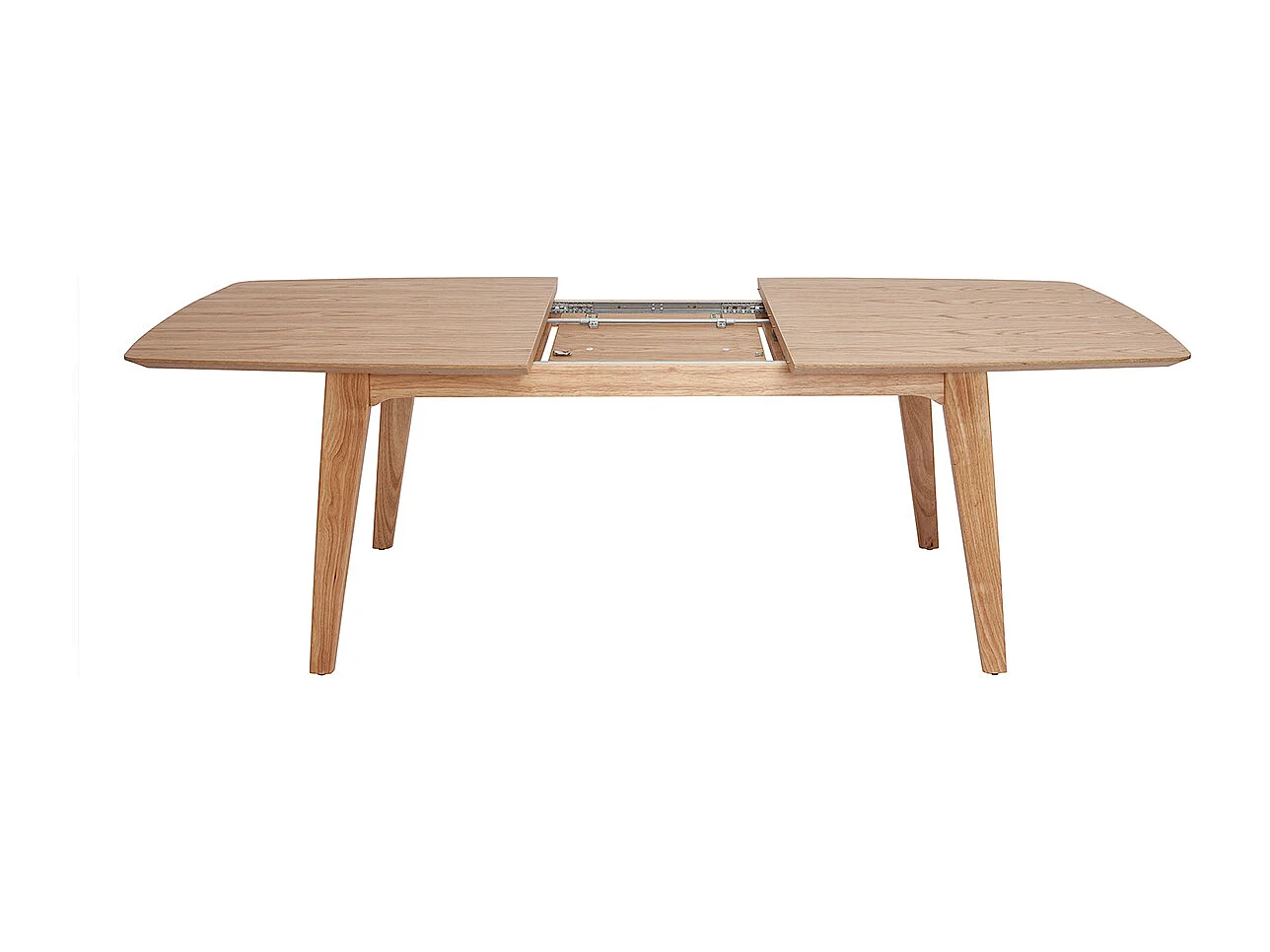 Tavolo da pranzo scandinavo allungabile impiallacciatura rovere L180-230 cm FIFTIES