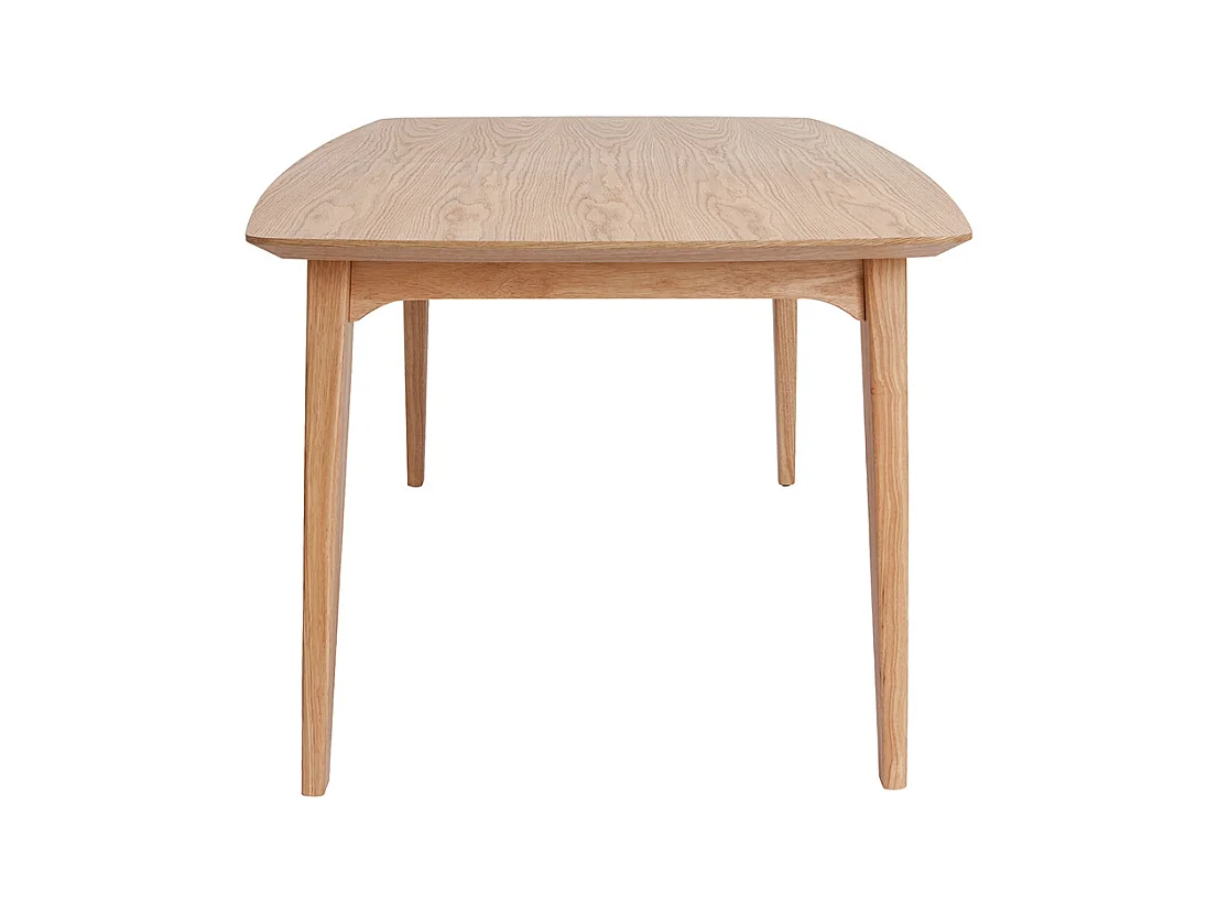 Mesa extensible nórdica de contrachapado de roble 180-230 cm FIFTIES