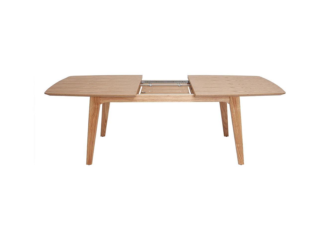 Mesa extensible nórdica de contrachapado de roble 180-230 cm FIFTIES