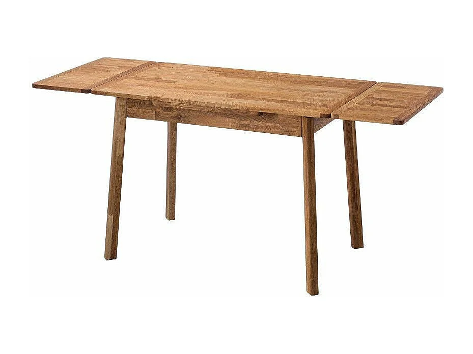 Petite table extensible en bois de chêne massif Miniko 110 à 170cm