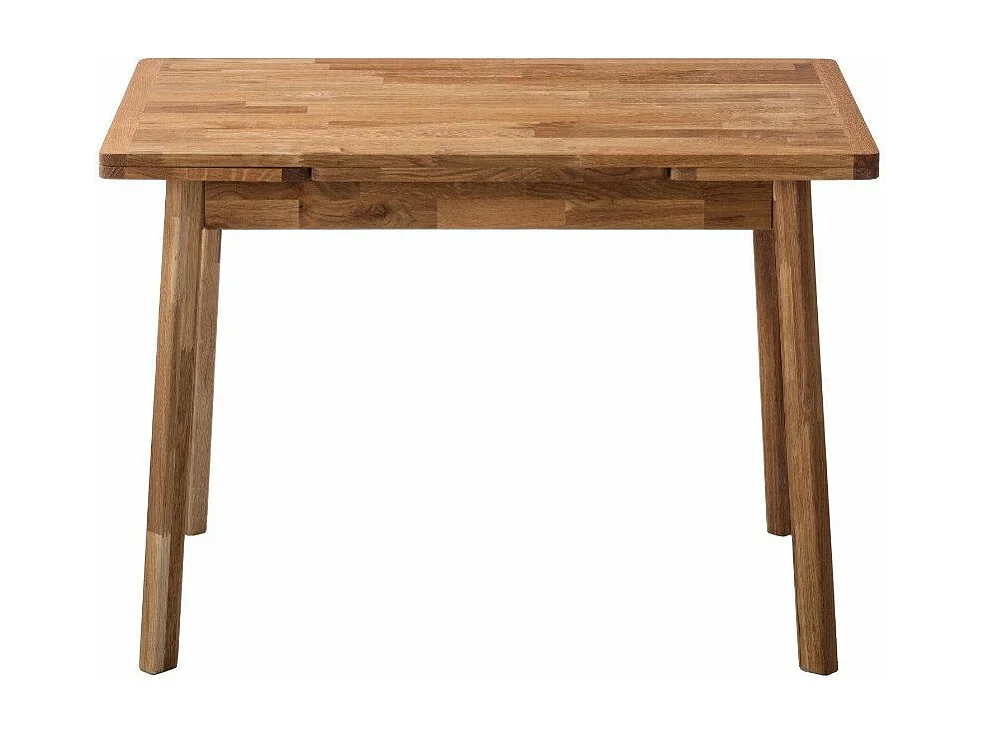 Petite table extensible en bois de chêne massif Miniko 110 à 170cm