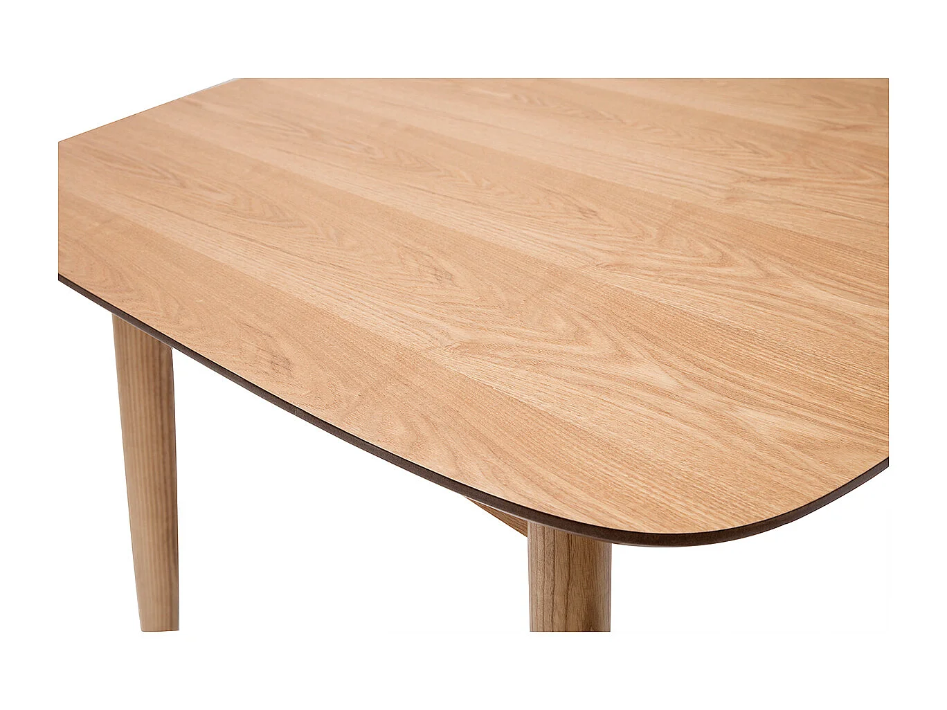 Table à manger extensible carrée en bois clair L90-130 cm NORDECO