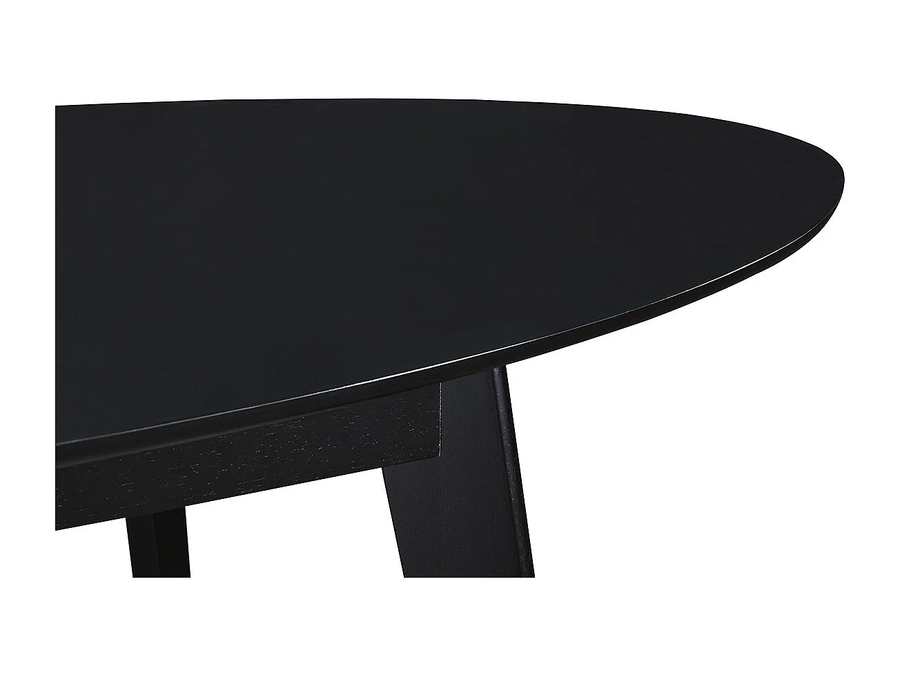 Mesa de comedor extensible negra L160-200 cm MARIK