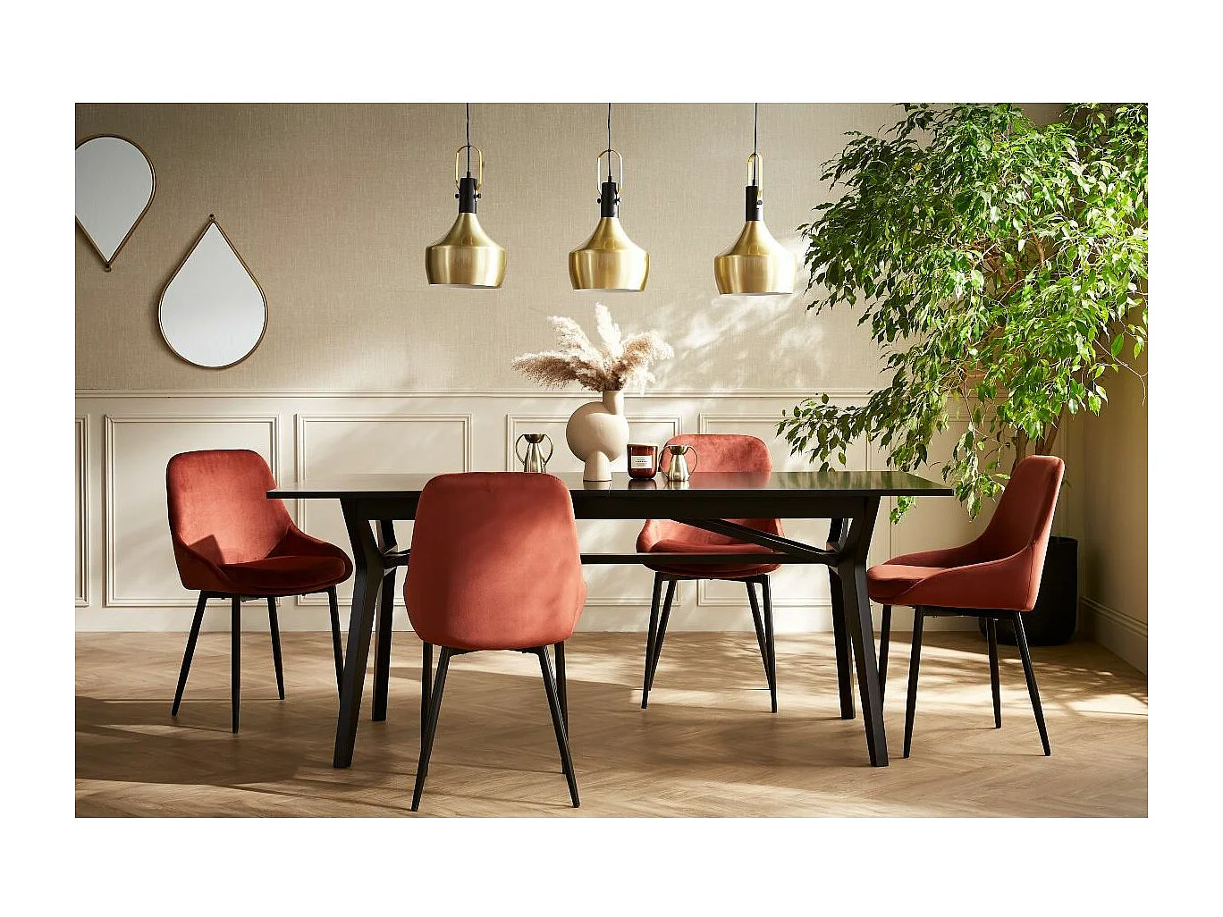 Esstisch ausziehbar Nussbaumfurnier B180-220 cm FOSTER