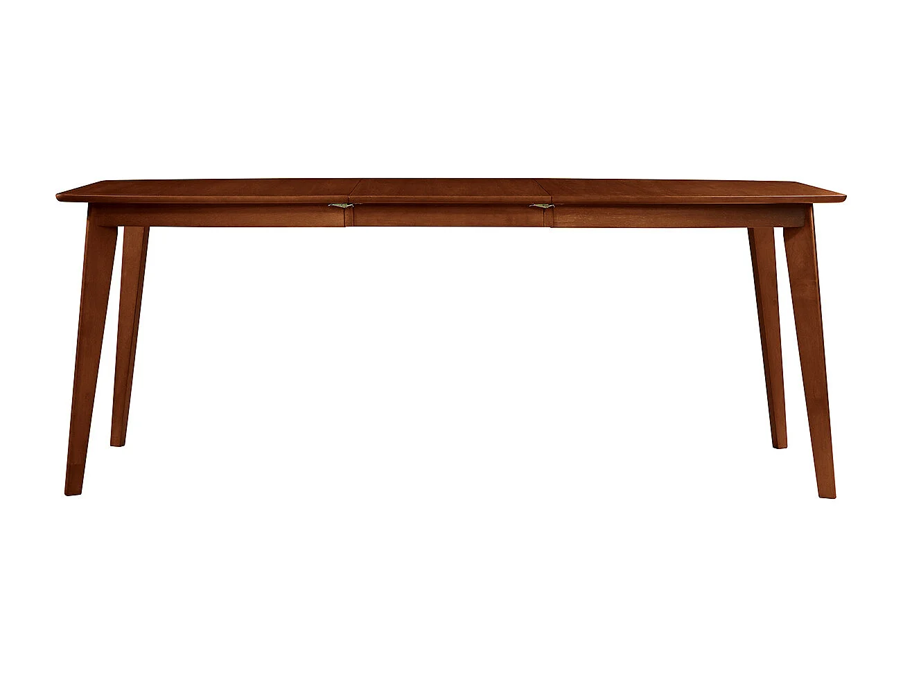 Mesa de comedor extensible nórdica nogal L150-200 LEENA