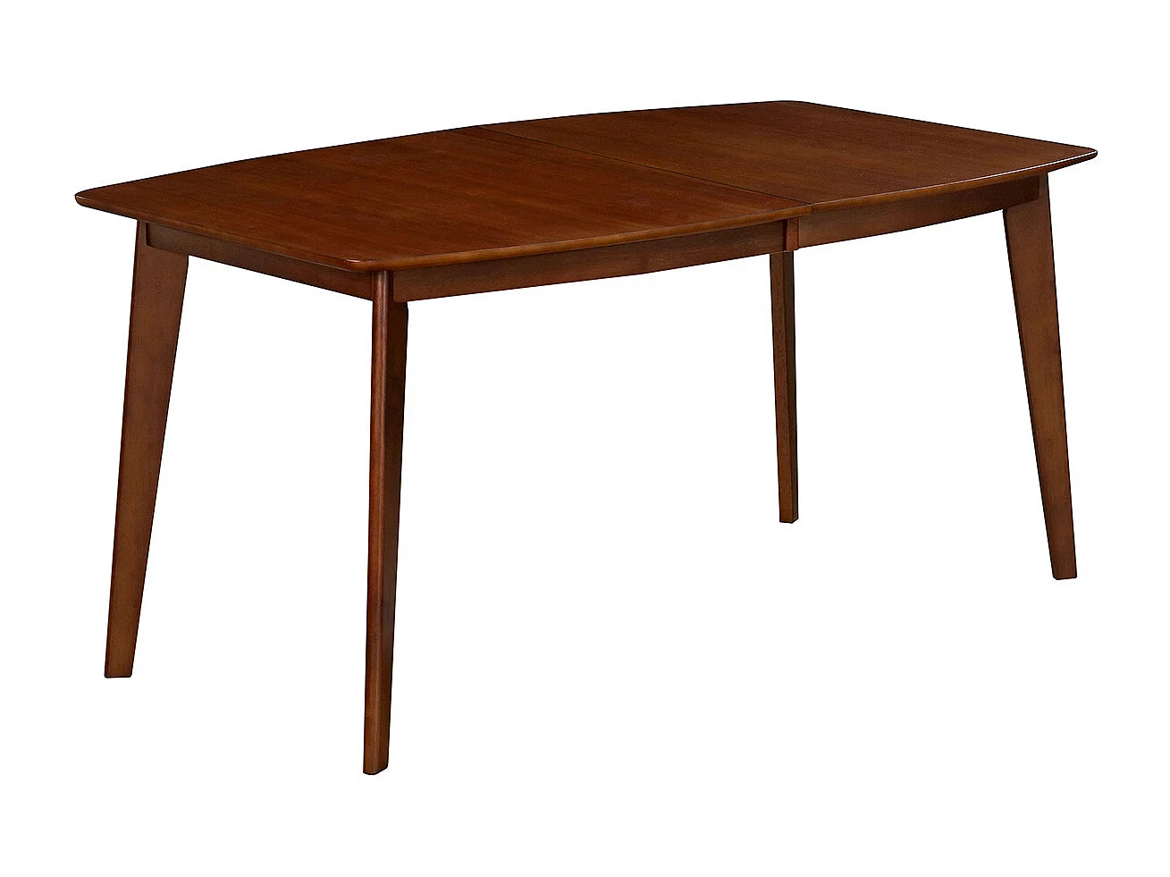 Mesa de comedor extensible nórdica nogal L150-200 LEENA