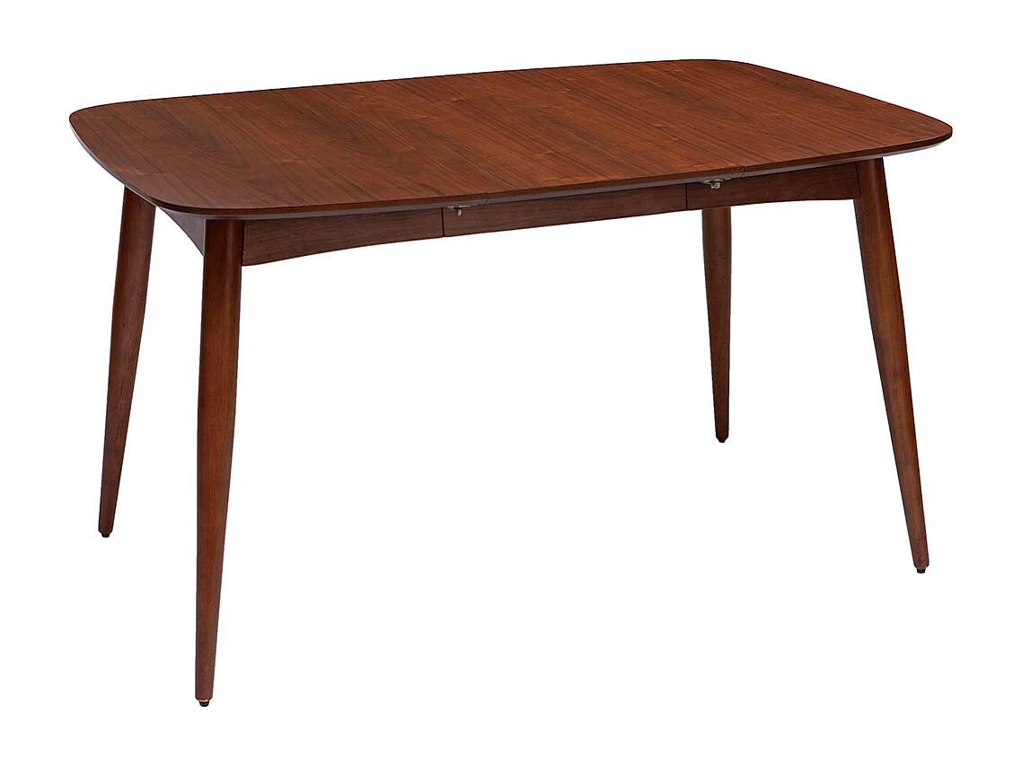 Ausziehbarer Esstisch Nussbaum 90x130 cm NORDECO