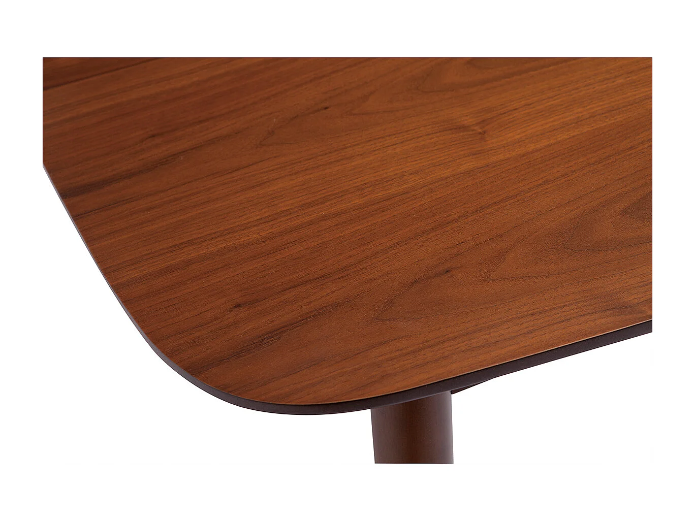 Ausziehbarer Esstisch Nussbaum 90x130 cm NORDECO