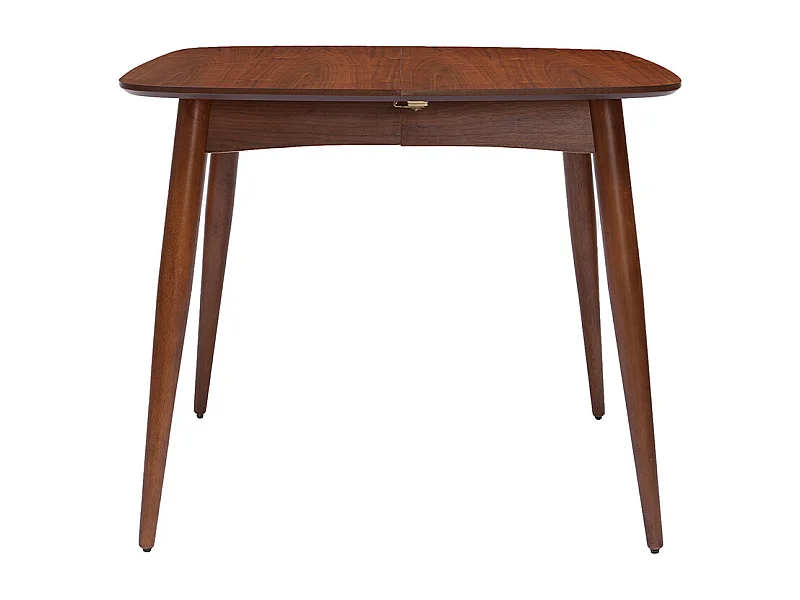 Table à manger extensible carrée en bois foncé L90-130 cm NORDECO