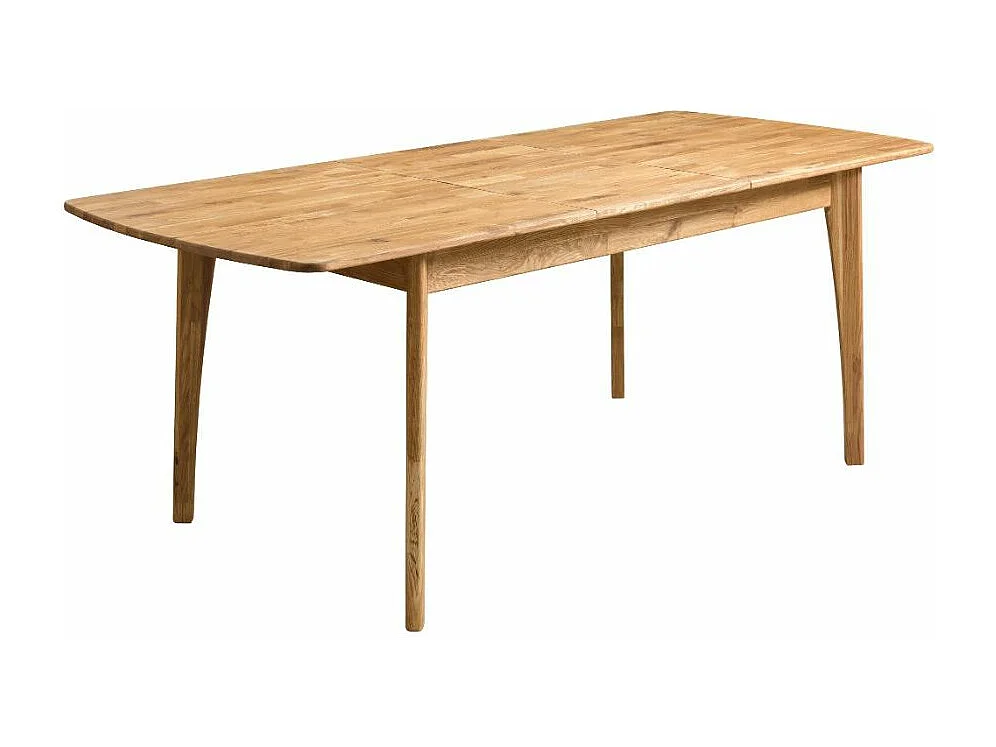 Table extensible en bois de chêne massif Marzo 140 à 190cm