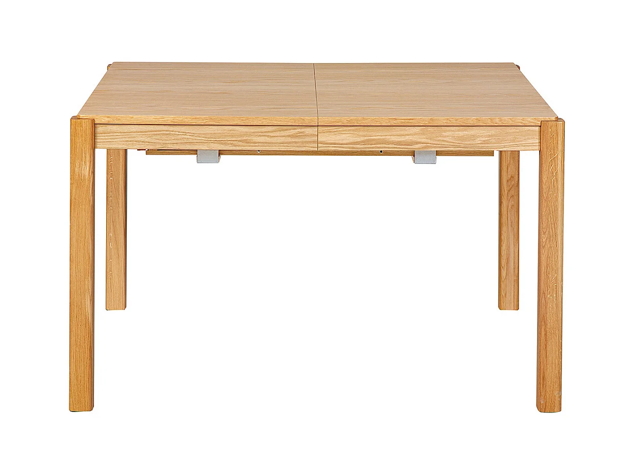 Mesa de comedor extensible acabado roble L125-238 cm AGALI