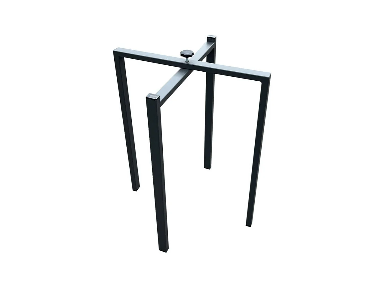 Table à manger extensible Karry evolution-Couleur Gris ciment-4 pieds-180 à 440cm