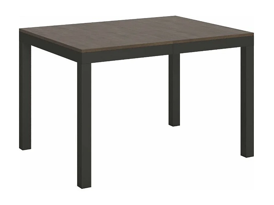 Table à manger extensible Karry evolution-Couleur Marron-4 pieds-120 à 380cm