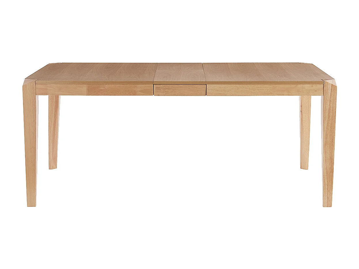 Tavolo da pranzo allungabile  impiallacciatura frassino e legno massello di hevea L150-180 cm BOLLY
