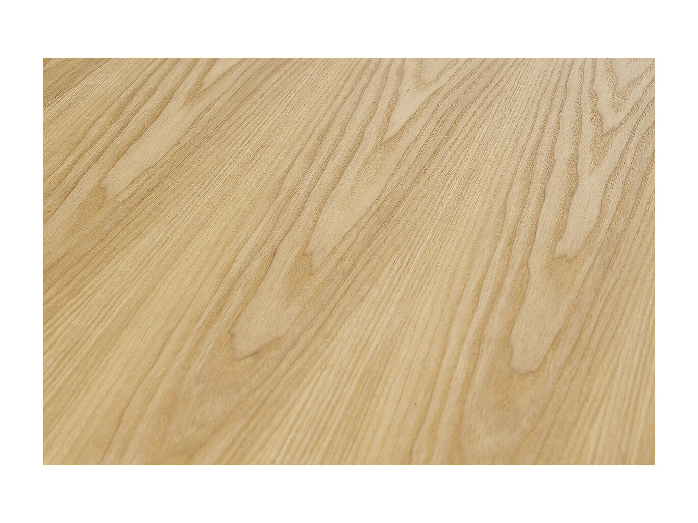 Table à manger extensible rectangulaire en bois clair L130-160 cm NORDECO