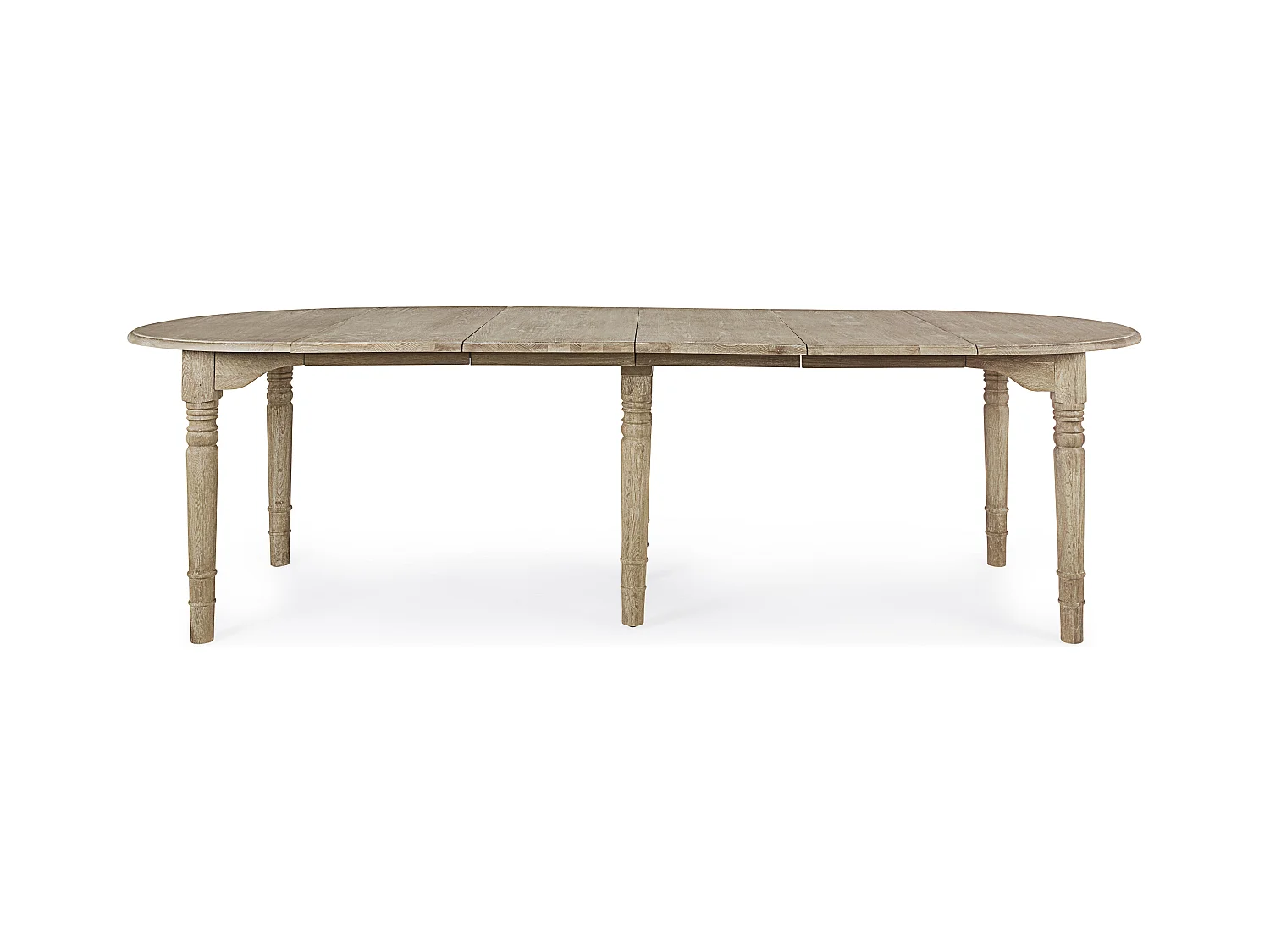 Table extensible bois de chêne naturel Badou L 110-272