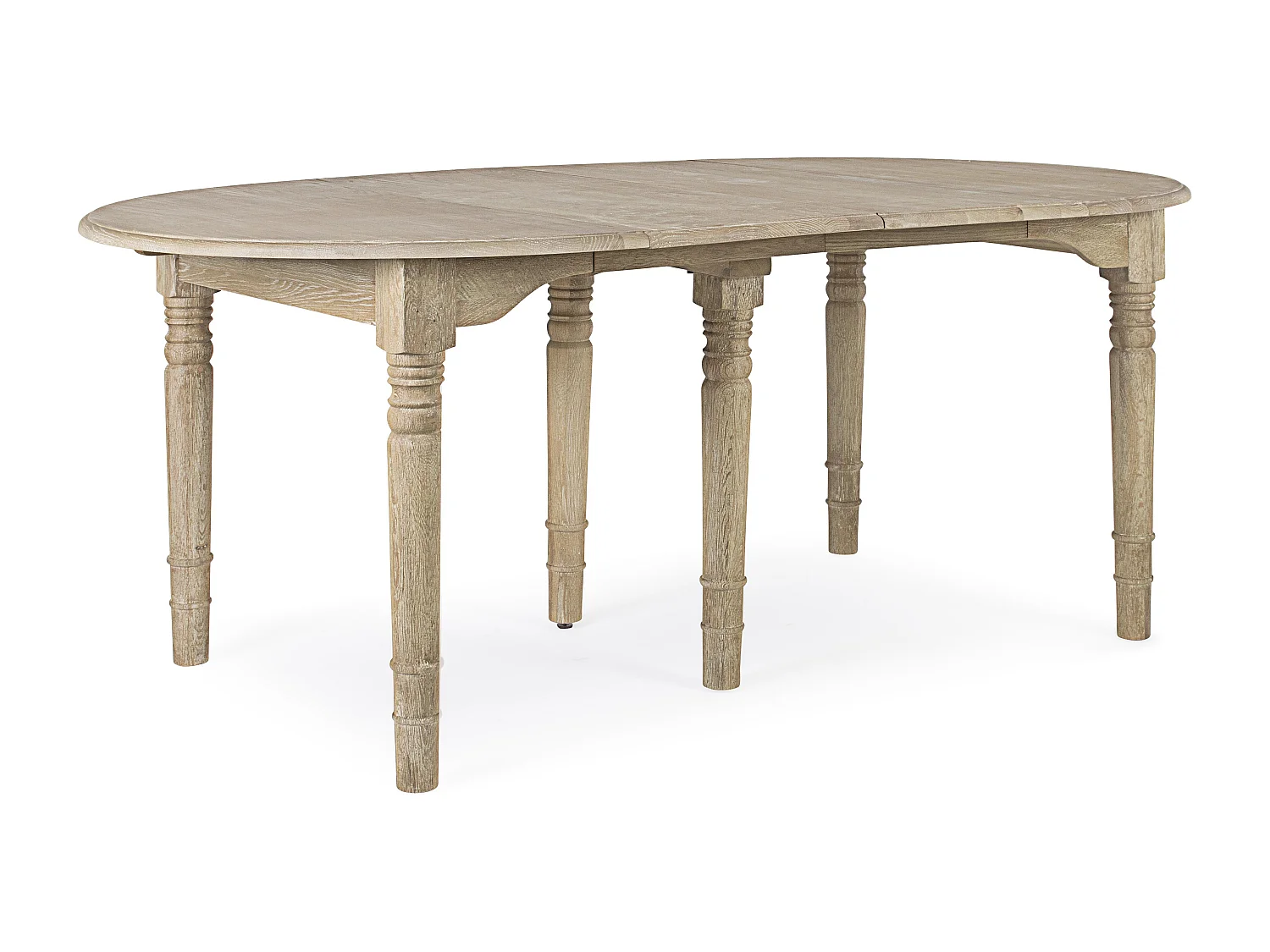 Table extensible bois de chêne naturel Badou L 110-272