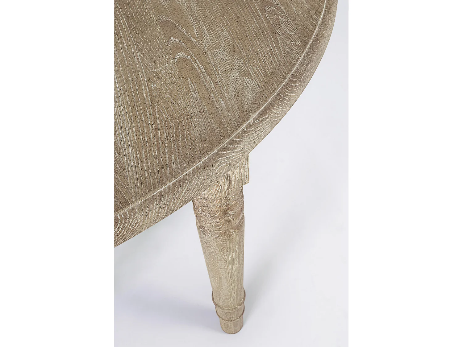 Table extensible bois de chêne naturel Badou L 110-272