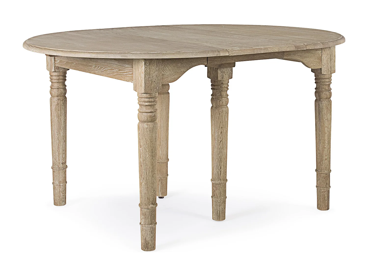 Table extensible bois de chêne naturel Badou L 110-272