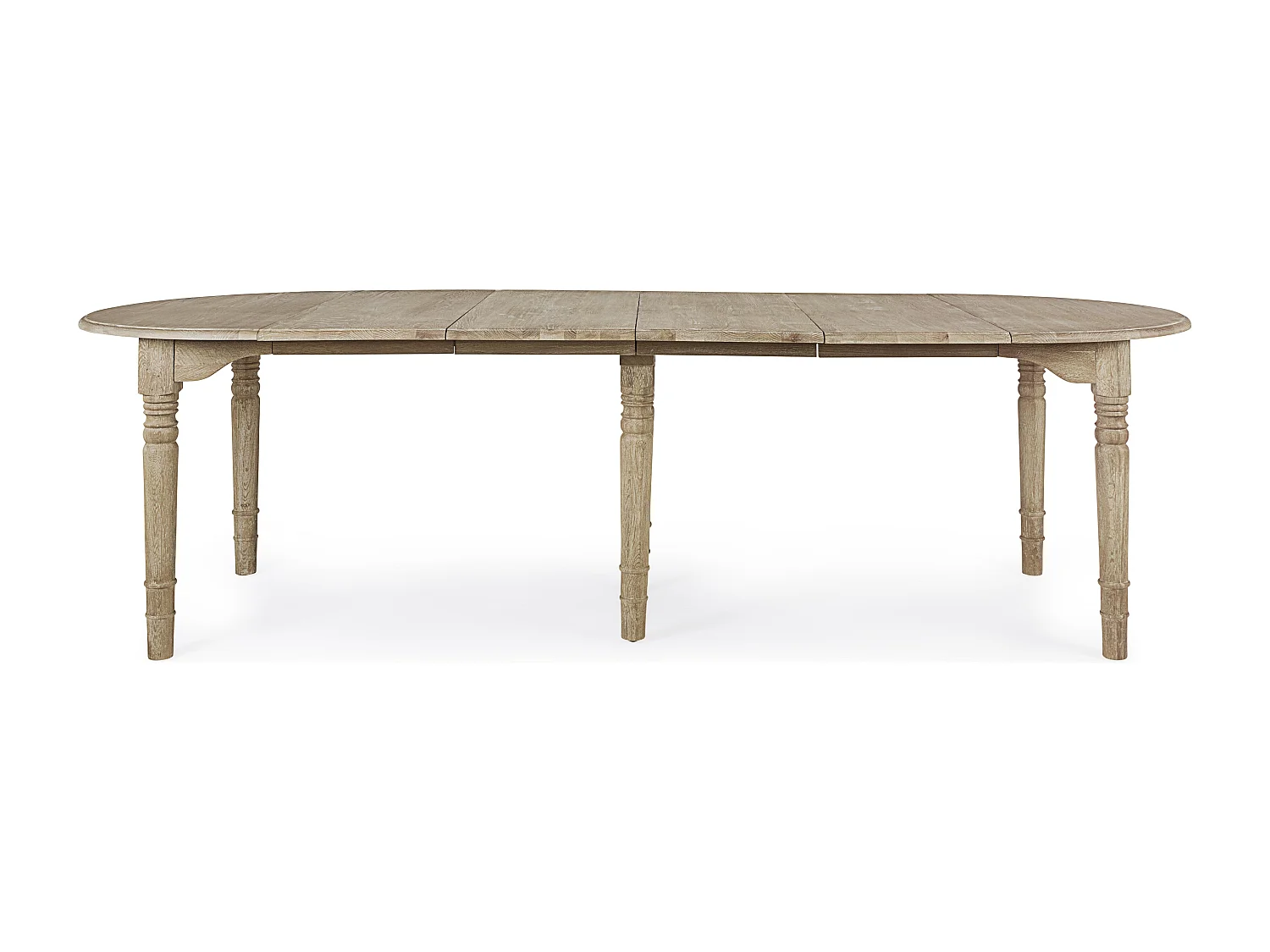 Table extensible bois de chêne naturel Badou L 110-272