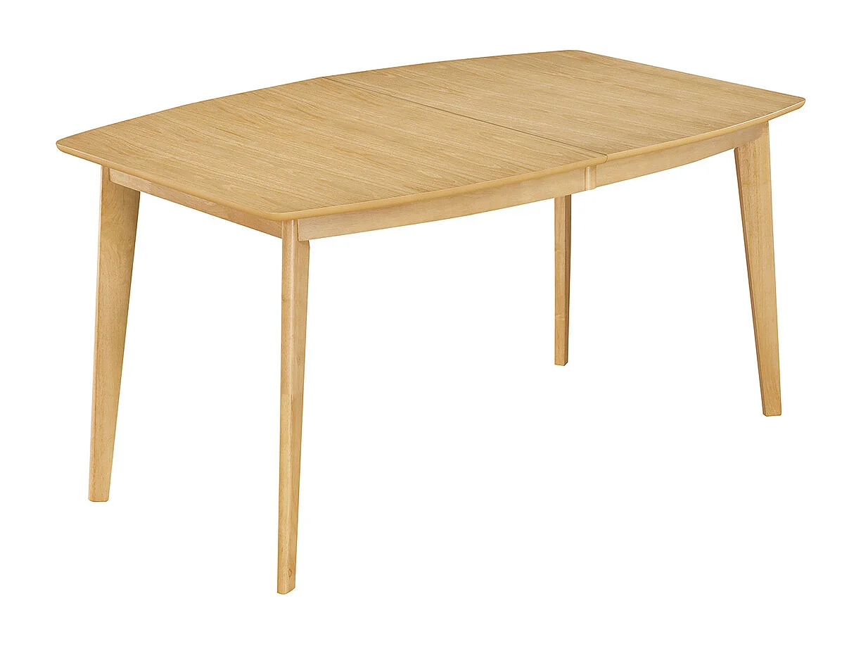 Tavolo da pranzo allungabile scandinavo in legno chiaro L150-200 LEENA