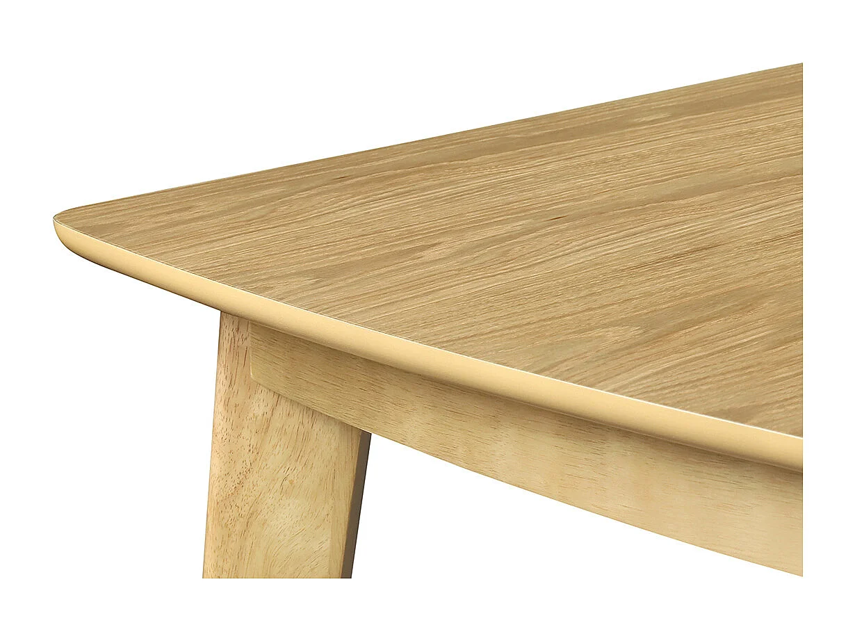 Tavolo da pranzo allungabile scandinavo in legno chiaro L150-200 LEENA