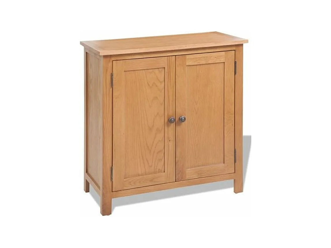 Dressoir 70x35x75 cm massief eikenhout