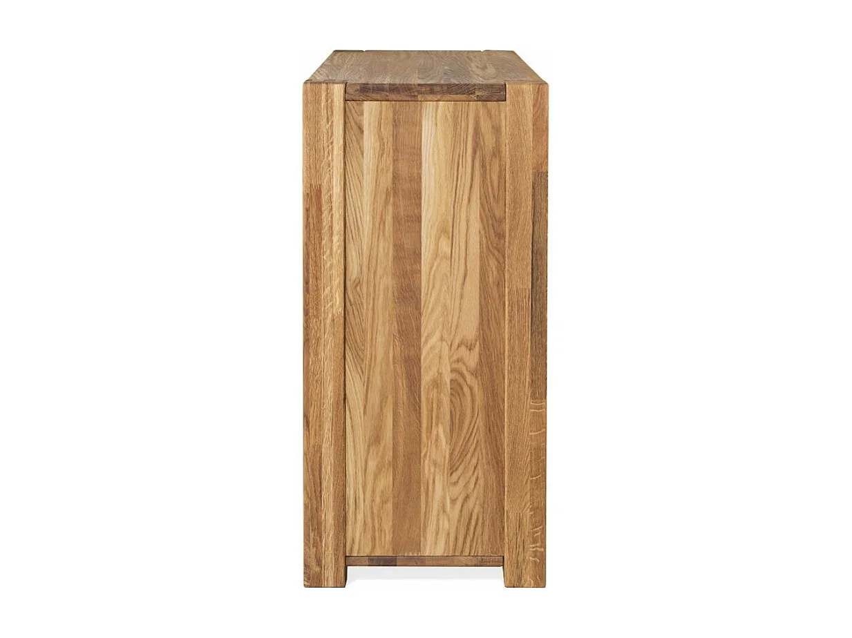 Commode en bois de chêne massif 4 tiroirs Valoria 96cm