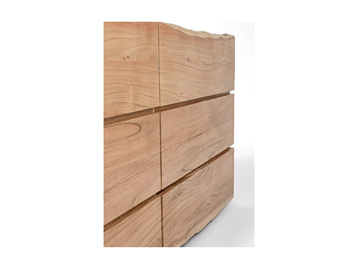 Opbergmeubel 6 laden acaciahout Denia 142 cm