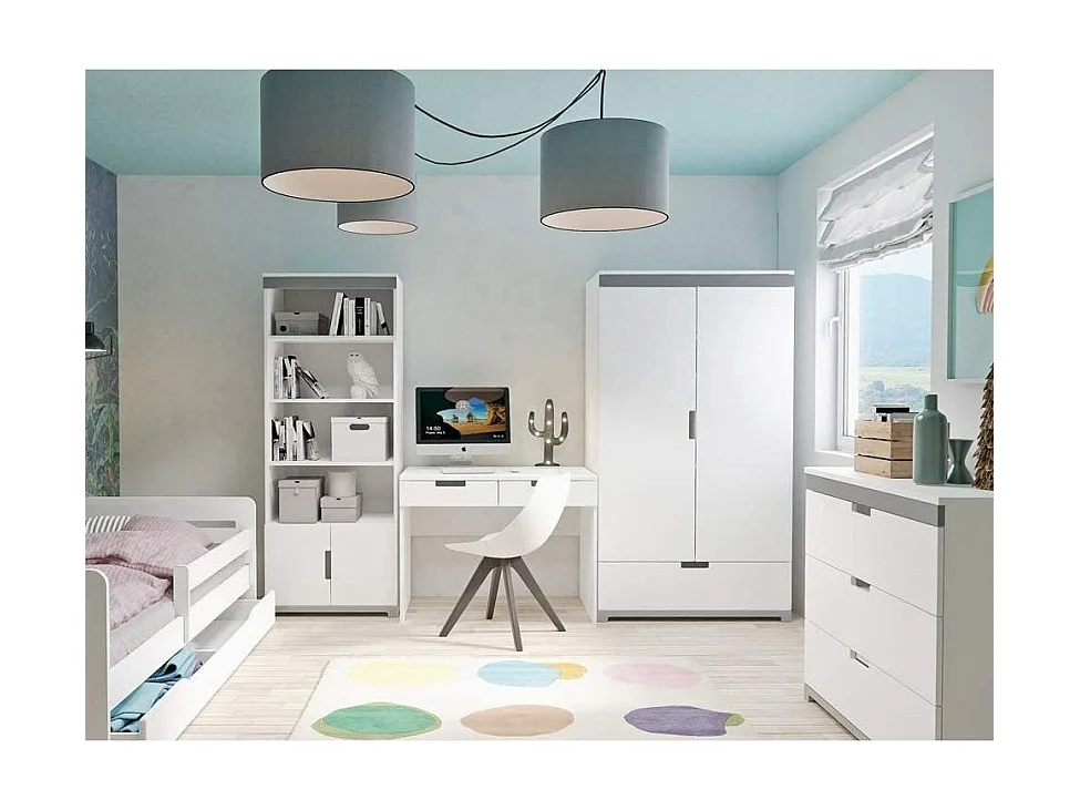 Commode enfant blanche Moly